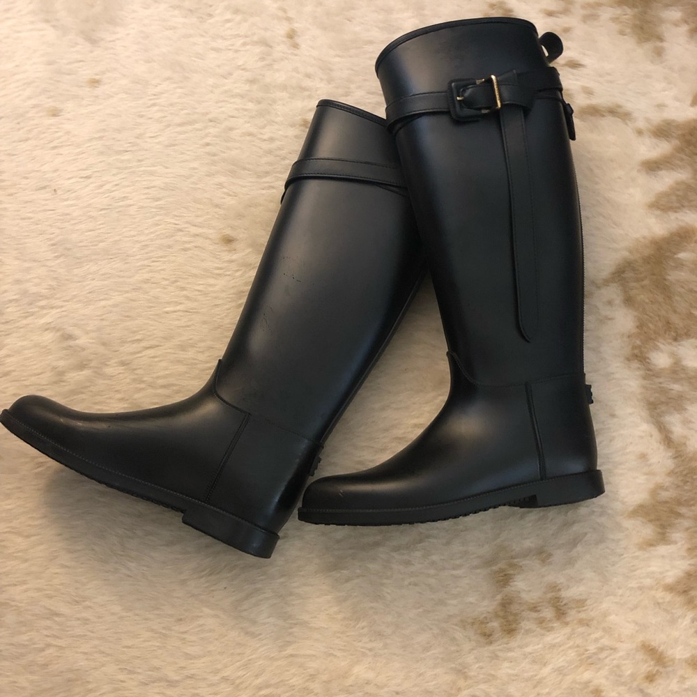 Burberry Riding Rain Boots